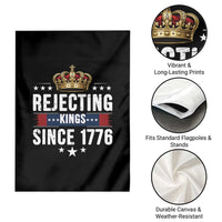 Rejecting Kings Since 1776 Garden Flag Anti Authoritarian Protest