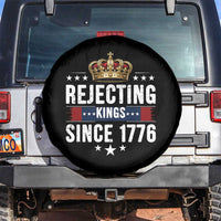 Rejecting Kings Since 1776 Spare Tire Cover Anti Authoritarian Protest