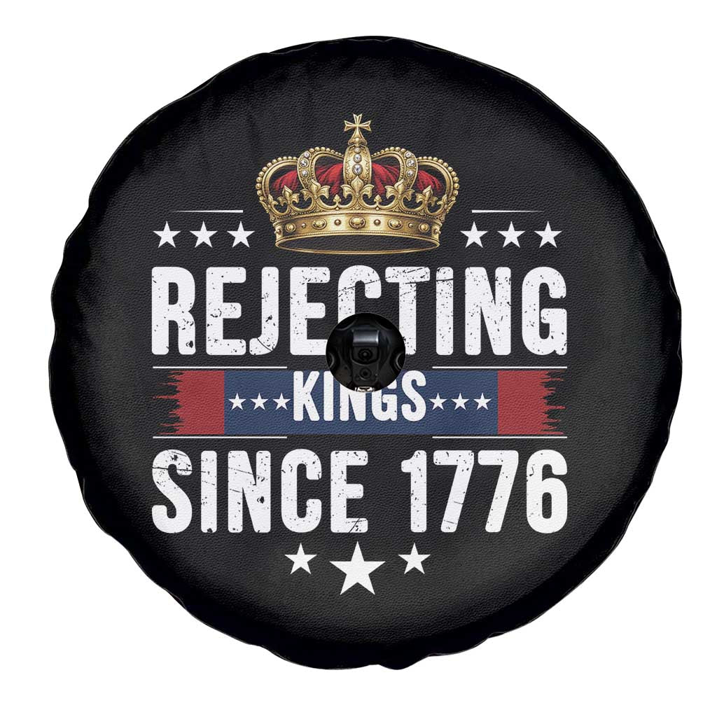 Rejecting Kings Since 1776 Spare Tire Cover Anti Authoritarian Protest