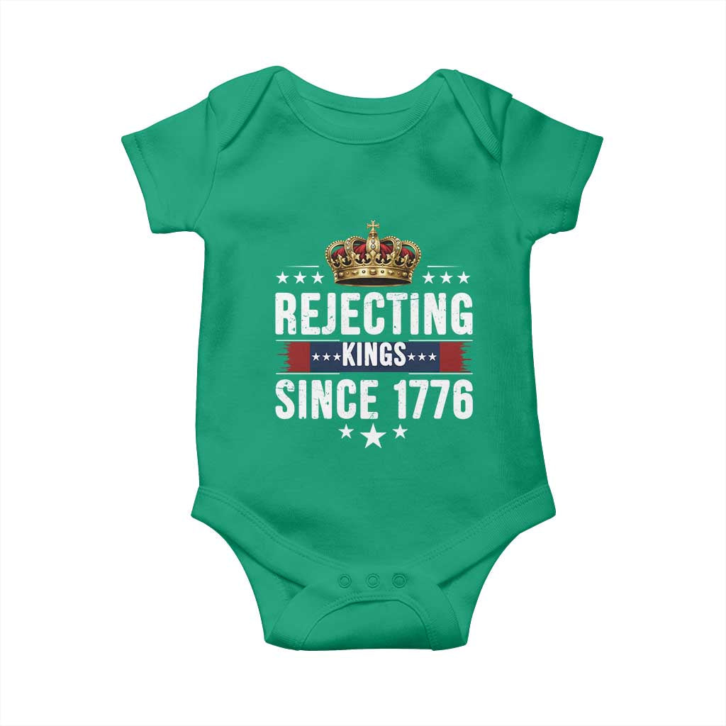 Rejecting Kings Since 1776 Baby Onesie Anti Authoritarian Protest