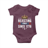 Rejecting Kings Since 1776 Baby Onesie Anti Authoritarian Protest