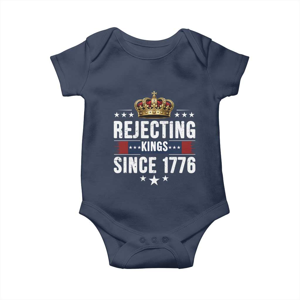 Rejecting Kings Since 1776 Baby Onesie Anti Authoritarian Protest