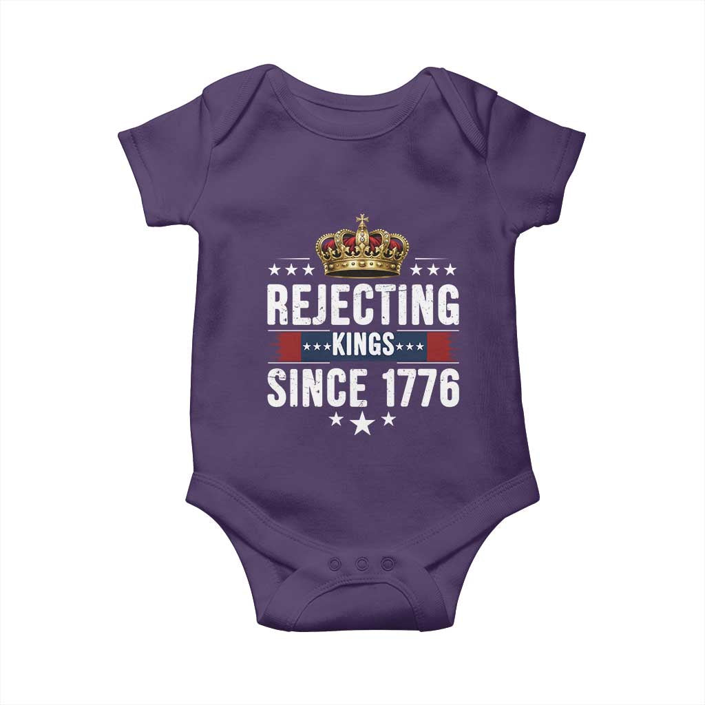 Rejecting Kings Since 1776 Baby Onesie Anti Authoritarian Protest