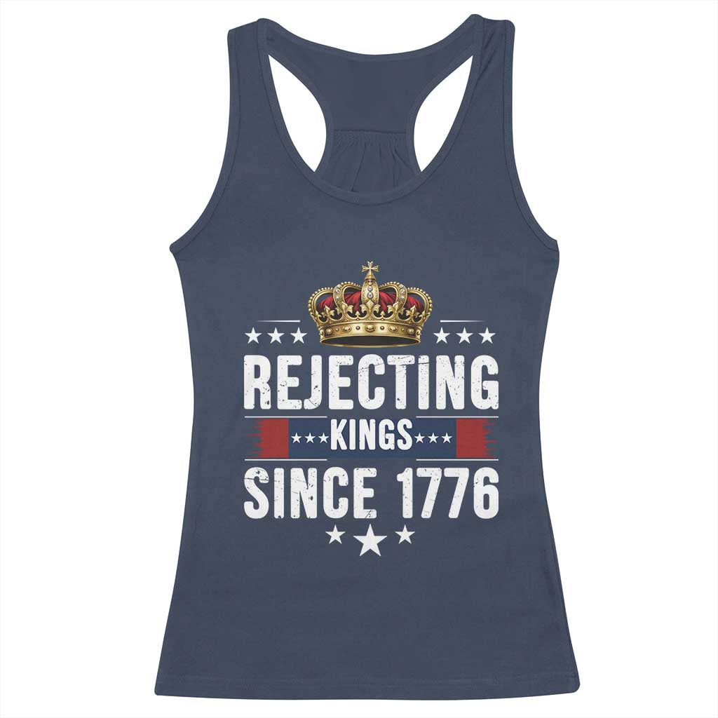 Rejecting Kings Since 1776 Racerback Tank Top Anti Authoritarian Protest