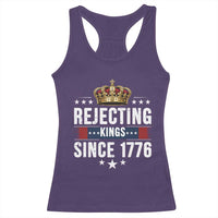 Rejecting Kings Since 1776 Racerback Tank Top Anti Authoritarian Protest