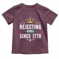 Rejecting Kings Since 1776 Toddler T Shirt Anti Authoritarian Protest