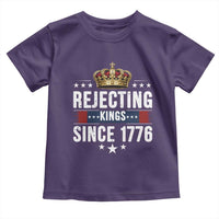 Rejecting Kings Since 1776 Toddler T Shirt Anti Authoritarian Protest