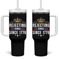 Rejecting Kings Since 1776 Tumbler With Handle Anti Authoritarian Protest