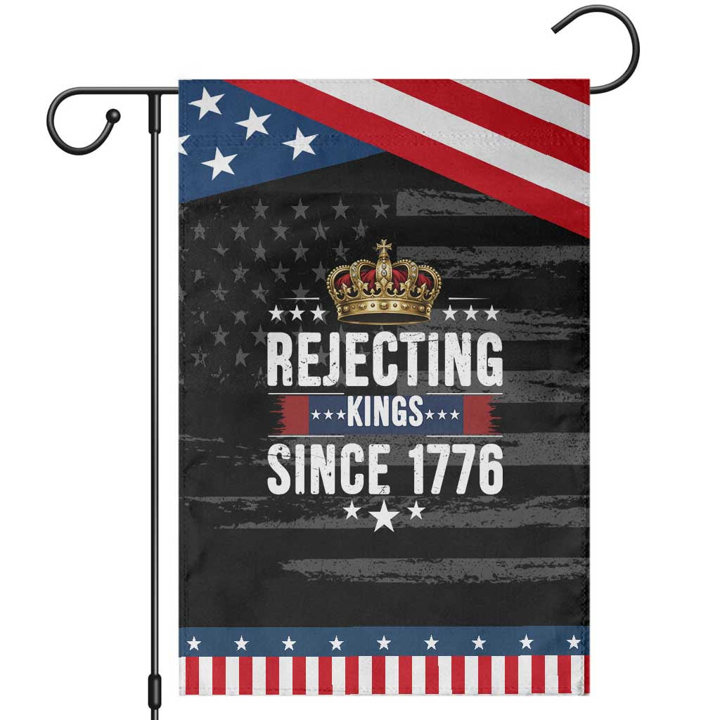 Rejecting Kings Since 1776 Garden Flag Anti Authoritarian Protest