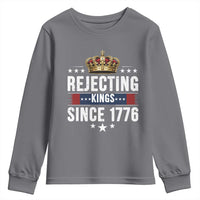 Rejecting Kings Since 1776 Youth Sweatshirt Anti Authoritarian Protest