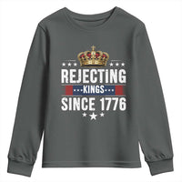 Rejecting Kings Since 1776 Youth Sweatshirt Anti Authoritarian Protest