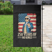 No Kings 250 Years George Washington Garden Flag