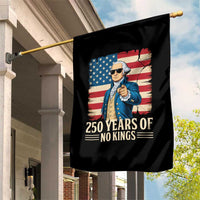 No Kings 250 Years George Washington Garden Flag