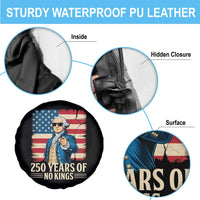 No Kings 250 Years George Washington Spare Tire Cover