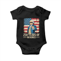 No Kings 250 Years George Washington Baby Onesie