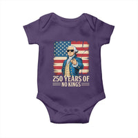 No Kings 250 Years George Washington Baby Onesie
