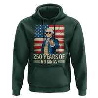 No Kings 250 Years George Washington Hoodie