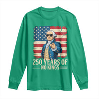 No Kings 250 Years George Washington Long Sleeve Shirt