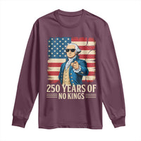 No Kings 250 Years George Washington Long Sleeve Shirt
