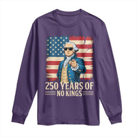 No Kings 250 Years George Washington Long Sleeve Shirt