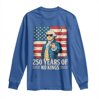 No Kings 250 Years George Washington Long Sleeve Shirt