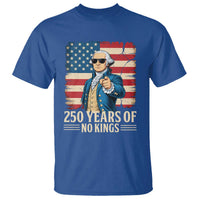 No Kings 250 Years George Washington T Shirt