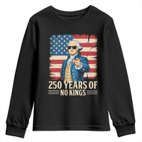 No Kings 250 Years George Washington Youth Sweatshirt