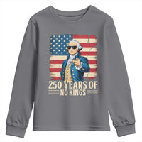 No Kings 250 Years George Washington Youth Sweatshirt