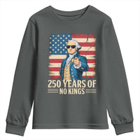 No Kings 250 Years George Washington Youth Sweatshirt