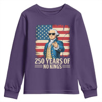No Kings 250 Years George Washington Youth Sweatshirt