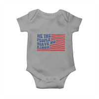 We The People Serve No Kings Baby Onesie American Freedom Protest