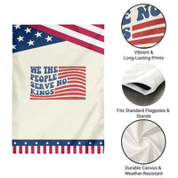 We The People Serve No Kings Garden Flag American Freedom Protest
