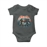Patriotic Bigfoot And Mothman Baby Onesie Funny Cryptid Lover Gift