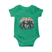 Patriotic Bigfoot And Mothman Baby Onesie Funny Cryptid Lover Gift