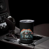 Patriotic Bigfoot And Mothman Tumbler Cup Funny Cryptid Lover Gift