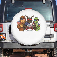 Funny Bigfoot Mothman Alien Spare Tire Cover USA 250th Anniversary