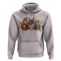 Funny Bigfoot Mothman Alien Hoodie USA 250th Anniversary