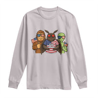 Funny Bigfoot Mothman Alien Long Sleeve Shirt USA 250th Anniversary