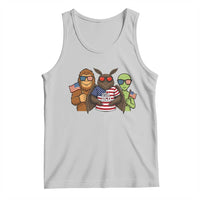 Funny Bigfoot Mothman Alien Tank Top USA 250th Anniversary