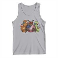 Funny Bigfoot Mothman Alien Tank Top USA 250th Anniversary