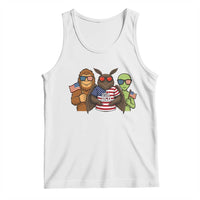 Funny Bigfoot Mothman Alien Tank Top USA 250th Anniversary