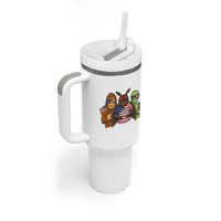 Funny Bigfoot Mothman Alien Tumbler With Handle USA 250th Anniversary