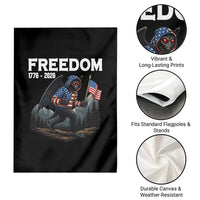 Patriotic Mothman Lover Garden Flag Funny USA 250 Anniversary Gift