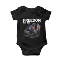Patriotic Mothman Lover Baby Onesie Funny USA 250 Anniversary Gift