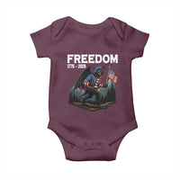 Patriotic Mothman Lover Baby Onesie Funny USA 250 Anniversary Gift