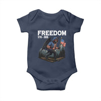 Patriotic Mothman Lover Baby Onesie Funny USA 250 Anniversary Gift