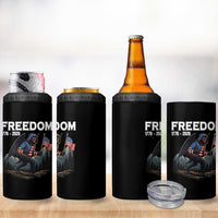 Patriotic Mothman Lover 4 in 1 Can Cooler Tumbler Funny USA 250 Anniversary Gift