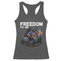 Patriotic Mothman Lover Racerback Tank Top Funny USA 250 Anniversary Gift