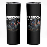 Patriotic Mothman Lover Skinny Tumbler Funny USA 250 Anniversary Gift
