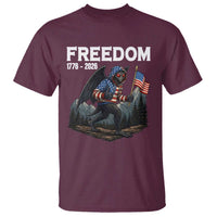 Patriotic Mothman Lover T Shirt Funny USA 250 Anniversary Gift